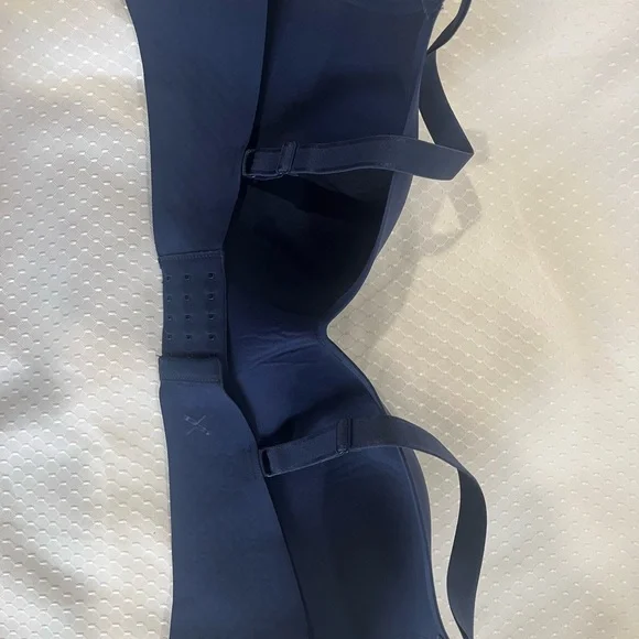 Knix Contour Wireless Blue Closure Bra 44DD - Picture 3 of 4